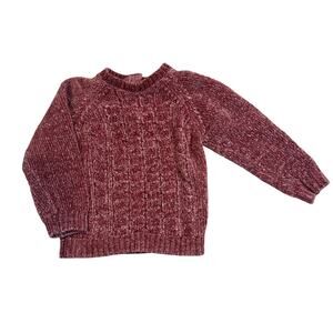 Nicole Miller Blush Pink Silver Sweater Girls 18M